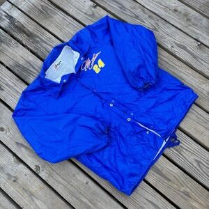 Jeff Gordon Jacket Mens XL Blue NASCAR Auto Racing Competitors View Hendrick 24